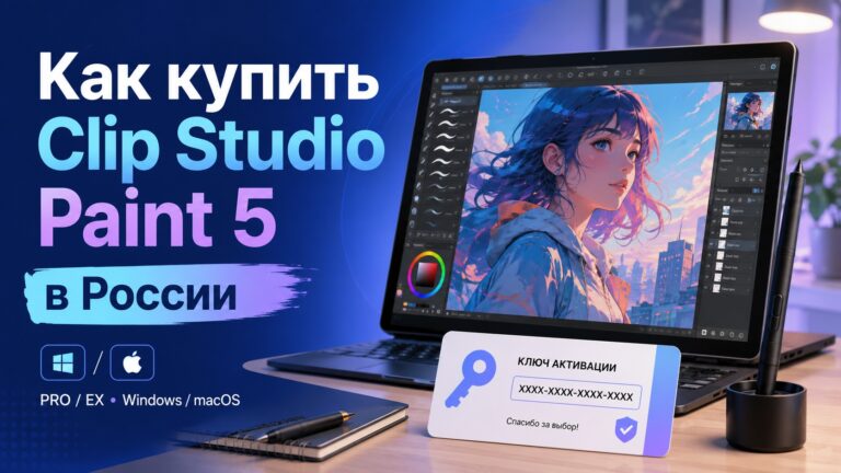 Как купить Clip Studio Paint 5 в России